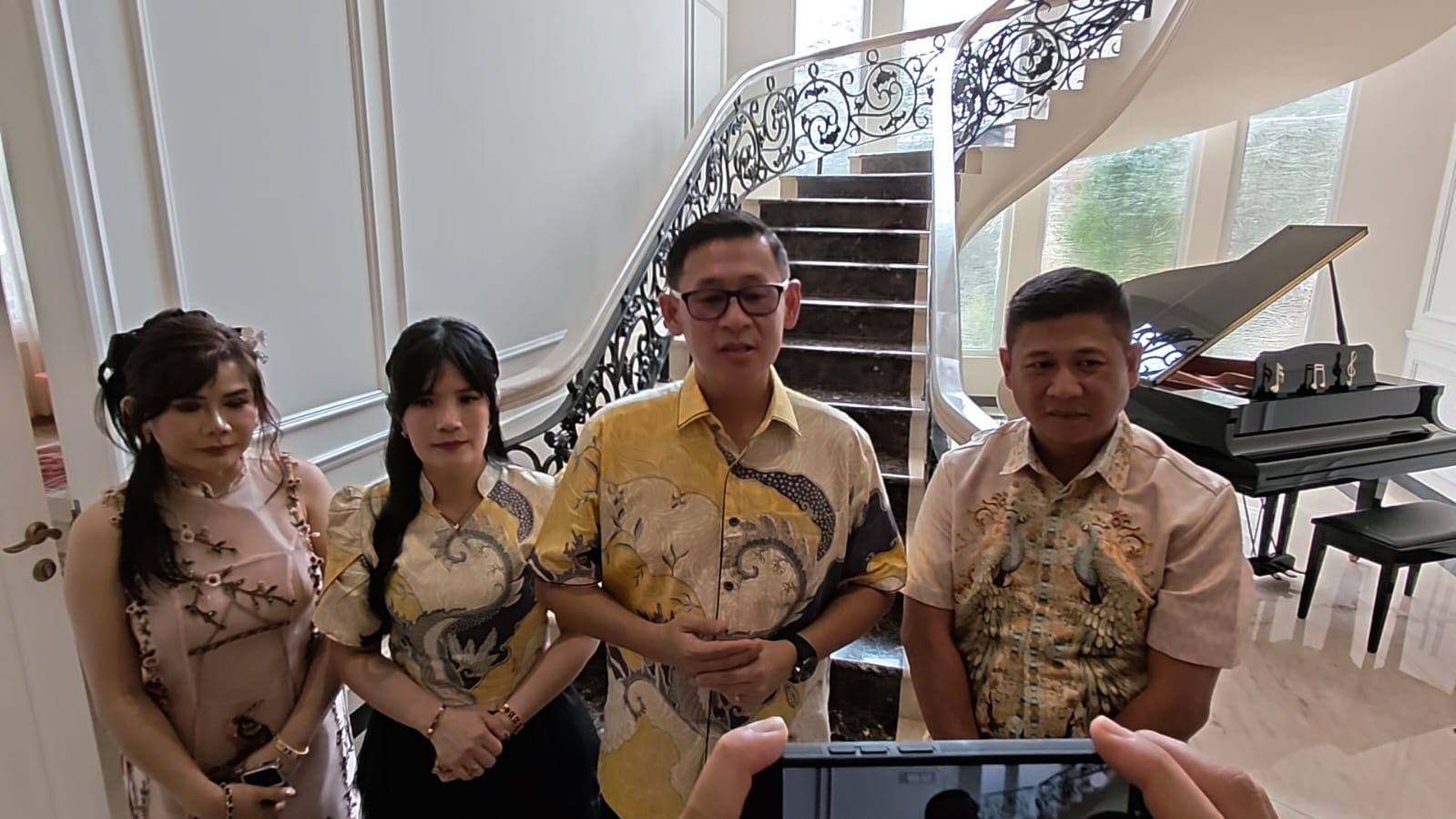 Ketua DPD REI Sumsel, Zewwy Salim saat di wawancara awak media