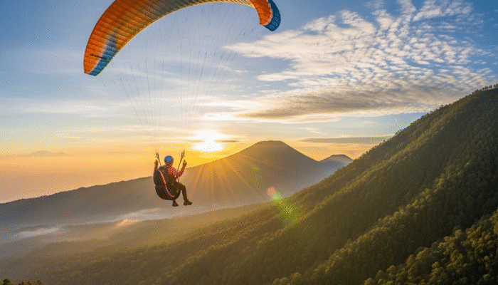 Terbang Bebas di Pagar Alam, Sensasi Paralayang Menyatu dengan Alam Bumi Besemah