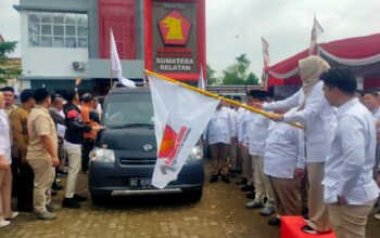 Gerindra Bagikan 20 Ribu Paket Sembako di Hari Jadi Ke-18