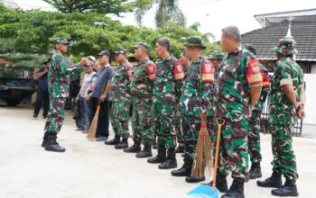 Sambut Ramadhan 1447 H, Pangdam II/Sriwijaya Instruksikan Karya Bakti Pembersihan Masjid