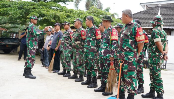 Sambut Ramadhan 1447 H, Pangdam II/Sriwijaya Instruksikan Karya Bakti Pembersihan Masjid