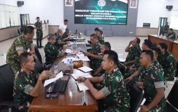 Jelang Sertijab Danrem 044/Gapo, Korem 044/Gapo Jalani Verifikasi oleh Itdam II/Swj
