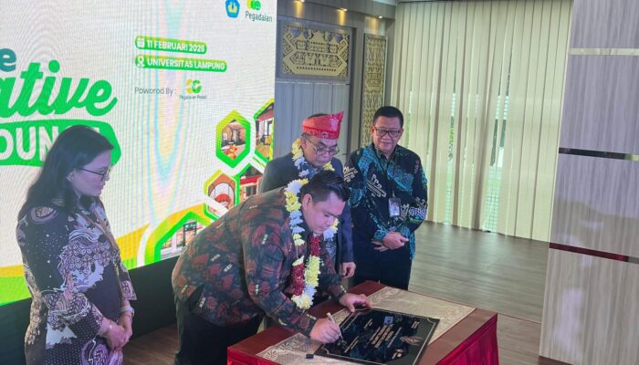 Pegadaian Resmikan The Gade Creative Lounge di Universitas Lampung, Perkuat Kolaborasi Kampus dan Industri