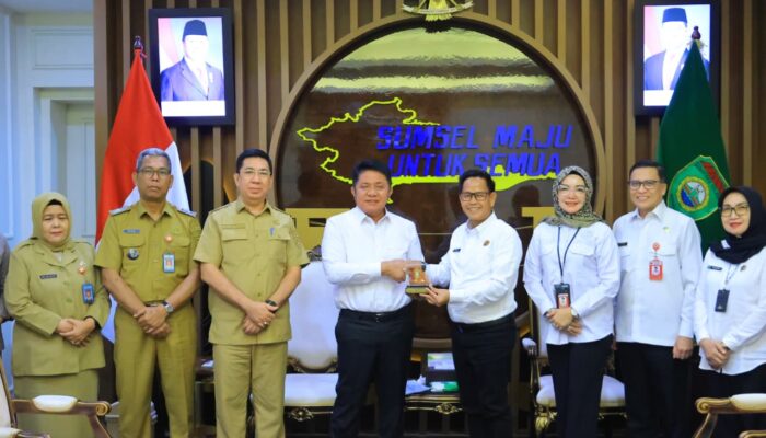 Gubernur Herman Deru Sambut Kakanwil BPN Sumsel yang Baru, Dorong Inovasi dan Pengamanan Aset Daerah