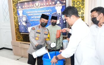 Perang Total Narkoba, Polda Sumsel Musnahkan 8 Kg Sabu dan Bongkar Jaringan Internasional