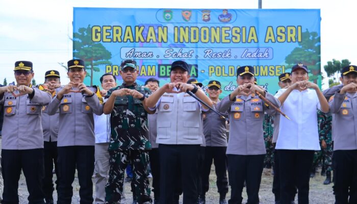 Gubernur Herman Deru Pimpin Apel Program Belida Polda Sumsel, Dorong Gerakan Indonesia Asri dan Target Zero Lubang Jelang Lebaran