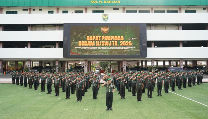 Pimpin Rapim Kodam II/Sriwijaya TA 2026, Pangdam : “Kekuatan Pertahanan Tak Lepas Dari Peran Serta Rakyat