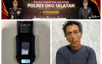 Gerak Cepat Dini Hari, Satresnarkoba OKU Selatan Tangkap Pengedar Sabu Pendatang dari Medan