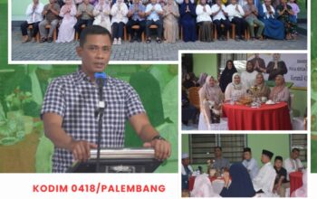 Safari Ramadan 1447 H, Dandim 0418/Palembang dan Ketua Persit KCK Cabang XLII kodim 0418/Palembang Silaturahmi dengan Keluarga Besar Koramil 418-06/Kamboja