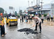 Gerakan Indonesia ASRI di Sumsel: Polri Perbaiki Infrastruktur dan Bersihkan Kota Secara Serentak