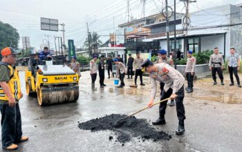 Gerakan Indonesia ASRI di Sumsel: Polri Perbaiki Infrastruktur dan Bersihkan Kota Secara Serentak
