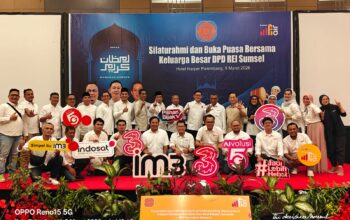 Buka Puasa Bersama, REI Sumsel Catat Serapan FLPP 16.500 Unit dan Teken MoU dengan Indosat