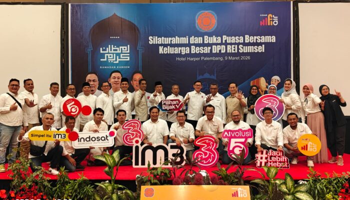 Buka Puasa Bersama, REI Sumsel Catat Serapan FLPP 16.500 Unit dan Teken MoU dengan Indosat