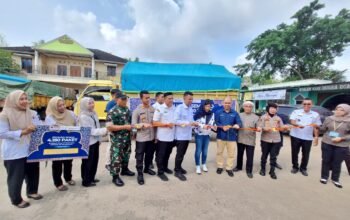 Sambut Ramadhan 1447 H, PT Bukit Asam Tbk Salurkan Ribuan Sembako di Dermaga Kertapati