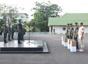 Sambut Idul Fitri 1447 H, Korem 044/Gapo Bagikan Bingkisan Lebaran untuk Prajurit dan PNS