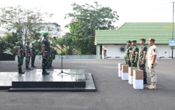 Sambut Idul Fitri 1447 H, Korem 044/Gapo Bagikan Bingkisan Lebaran untuk Prajurit dan PNS