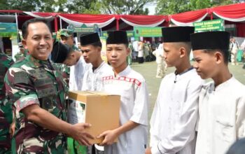 Danrem 044/Garuda Dempo Hadiri Pembukaan Bazar TNI Sambut Idul Fitri 1447 H