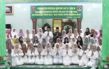 Peringatan Nuzulul Qur’an, Danrem 044/Gapo Ajak Prajurit Tingkatkan Keimanan dan Pengamalan Nilai Al-Qur’an