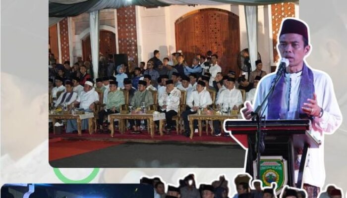 Kasdim 0418/Palembang Hadiri Peresmian Tugu Air Mancur Palembang Darussalam Bersama Forkopimda