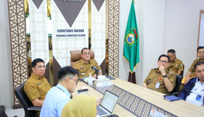 Sekda Sumsel Edward Candra Ikuti Rakornas Kemendagri, Matangkan Kesiapan Idul Fitri dan Pengendalian Inflasi 2026