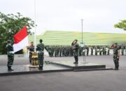 Melalui Upacara 17-an, Danrem 044/Gapo Sampaikan Arahan Strategis Pangdam II/Swj