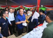 Wagub Cik Ujang Pimpin Operasi Pasar Murah Pemprov Sumsel, Perkuat Pengendalian Inflasi