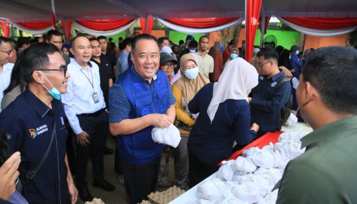 Wagub Cik Ujang Pimpin Operasi Pasar Murah Pemprov Sumsel, Perkuat Pengendalian Inflasi