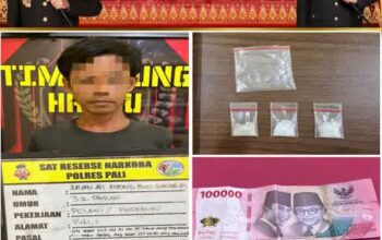 Transaksi Sabu di Depan Gerbang SDN Digagalkan Polres PALI, Satu Tersangka Ditangkap Satu Masih Diburu