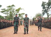 Pangdam II/Sriwijaya Tinjau Kesiapan Prajurit Yonif TP 950/Ksatria Betuah di Banyuasin