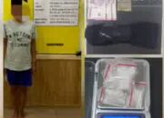 Sabu 10 Paket Ditemukan di Saku Celana, Pengedar di Sukarami Palembang Dibekuk Unit 8