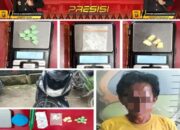 Sabu di Kantong Celana dan Dua Jenis Ekstasi di Box Motor, Pengedar Multi-Komoditas di Prabumulih Dibekuk