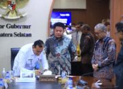 Gubernur Herman Deru Saksikan Penandatanganan NPHD antara Pemprov Sumsel dan Unsri