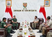 Perkuat Sinergitas, Pangdam II/Sriwijaya Terima Audiensi Kakanwil ATR/BPN Provinsi Sumsel