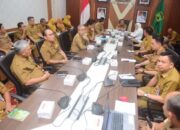 Sekda Sumsel Edward Candra Pimpin Rapat Persiapan Kunker Menko Polkam di Sumsel