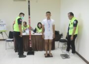 Karo SDM Polda Sumsel Tinjau Langsung Seleksi Rikkes I Bintara Polri