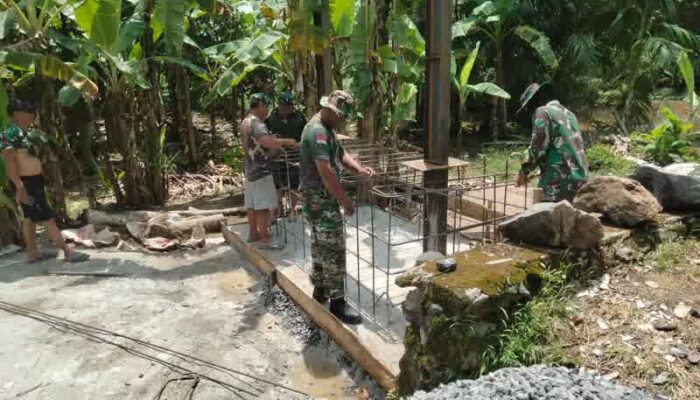 Pembangunan Jembatan Beton Air Mendanau Konektivitas transportasi serta peningkatkan perekonomian warga