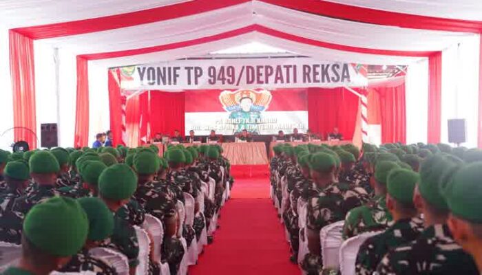 Pangdam II/Sriwijaya Tinjau Yonif TP 949/DR: Tekankan Kedisiplinan dan Pemanfaatan Lahan Produktif