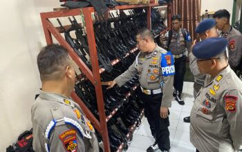 Dukung Program Prioritas Nasional, Polda Sumsel Perketat Pengawasan Senjata Api Personel