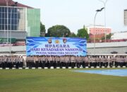 Implementasi Semangat Berbuat Baik, Polda Sumsel Perkuat Nasionalisme Melalui Upacara Hari Kesadaran Nasional