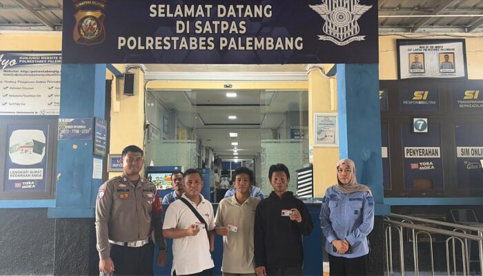 Setara di Jalan Raya, Polrestabes Palembang Dukung Kemandirian Atlet Disabilitas