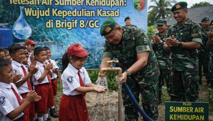 Tetesan Air Sumber Kehidupan: Wujud Kepedulian Kasad di Brigif 8/GC