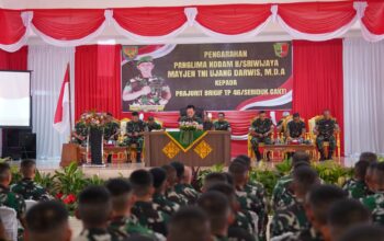 Perkuat Soliditas Prajurit, Pangdam II/Sriwijaya Kunjungi Mako Brigif Yon TP 46/SC