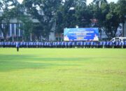 Sekda Sumsel Edward Candra Pimpin Upacara Hari Otonomi Daerah ke-XXX