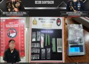 Rumah di Betung Jadi Sarang Sabu, Polres Banyuasin Tangkap Tangan Pengedar 16 Paket