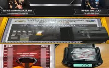 Tangkap Tangan Pengedar Sabu Usia 18 Tahun di Banyuasin, 13 Paket Disita