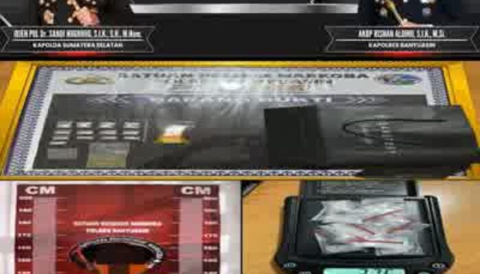 Tangkap Tangan Pengedar Sabu Usia 18 Tahun di Banyuasin, 13 Paket Disita