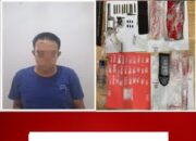 Polres OKU Timur Bongkar Rumah Bandar Narkoba Bersenjata Api, 33 Paket Sabu dan Senpi Disita