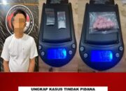 Satresnarkoba Polres OKU Timur Bekuk Kurir Sabu dan Ekstasi di Buay Pemuka Peliung