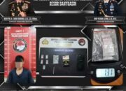 Gerebek Penginapan di Talang Kelapa, Polres Banyuasin Bekuk Pengedar Sabu