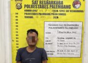 Polrestabes Palembang Tangkap Pengedar Sabu di Seberang Ulu I, Timbangan dan Uang Tunai Disita